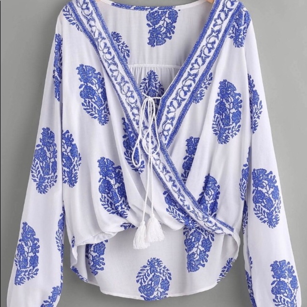 Boho printed top - Picture 2 of 3